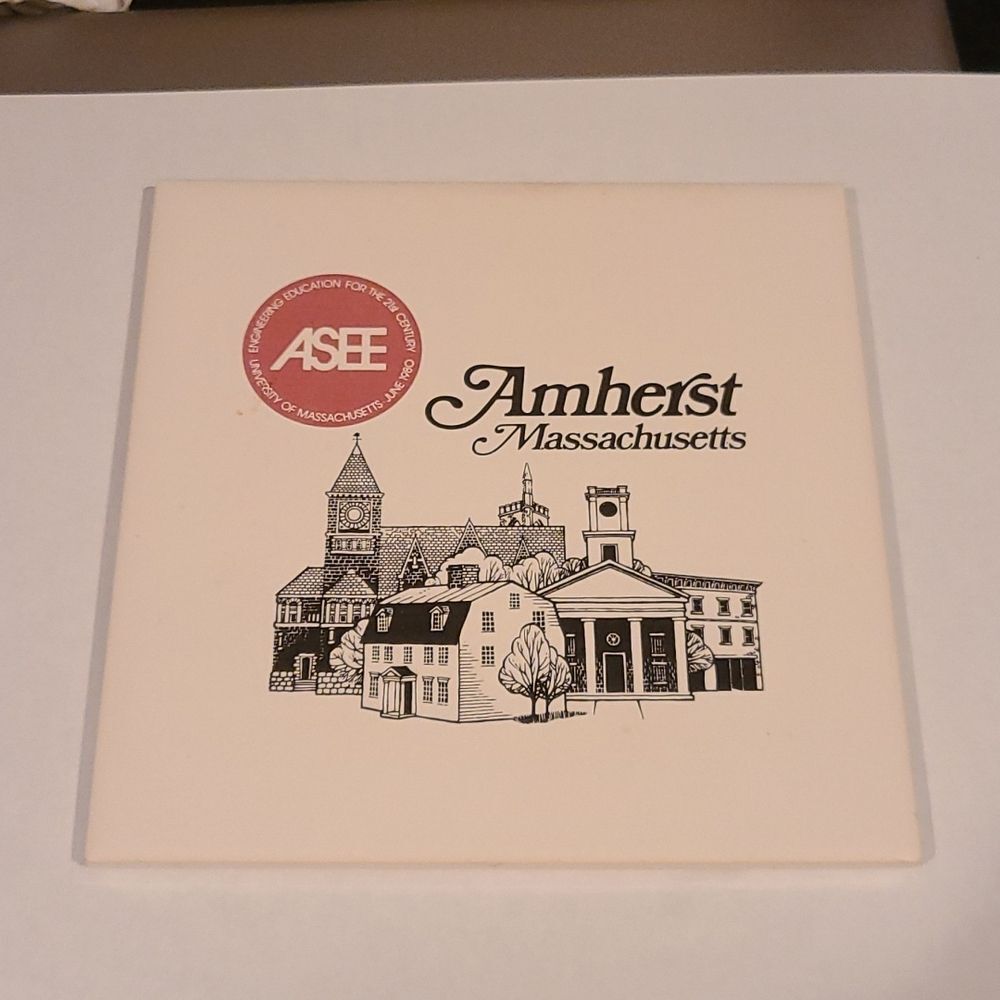 Amherst massachusetts ASEE 1980 tile